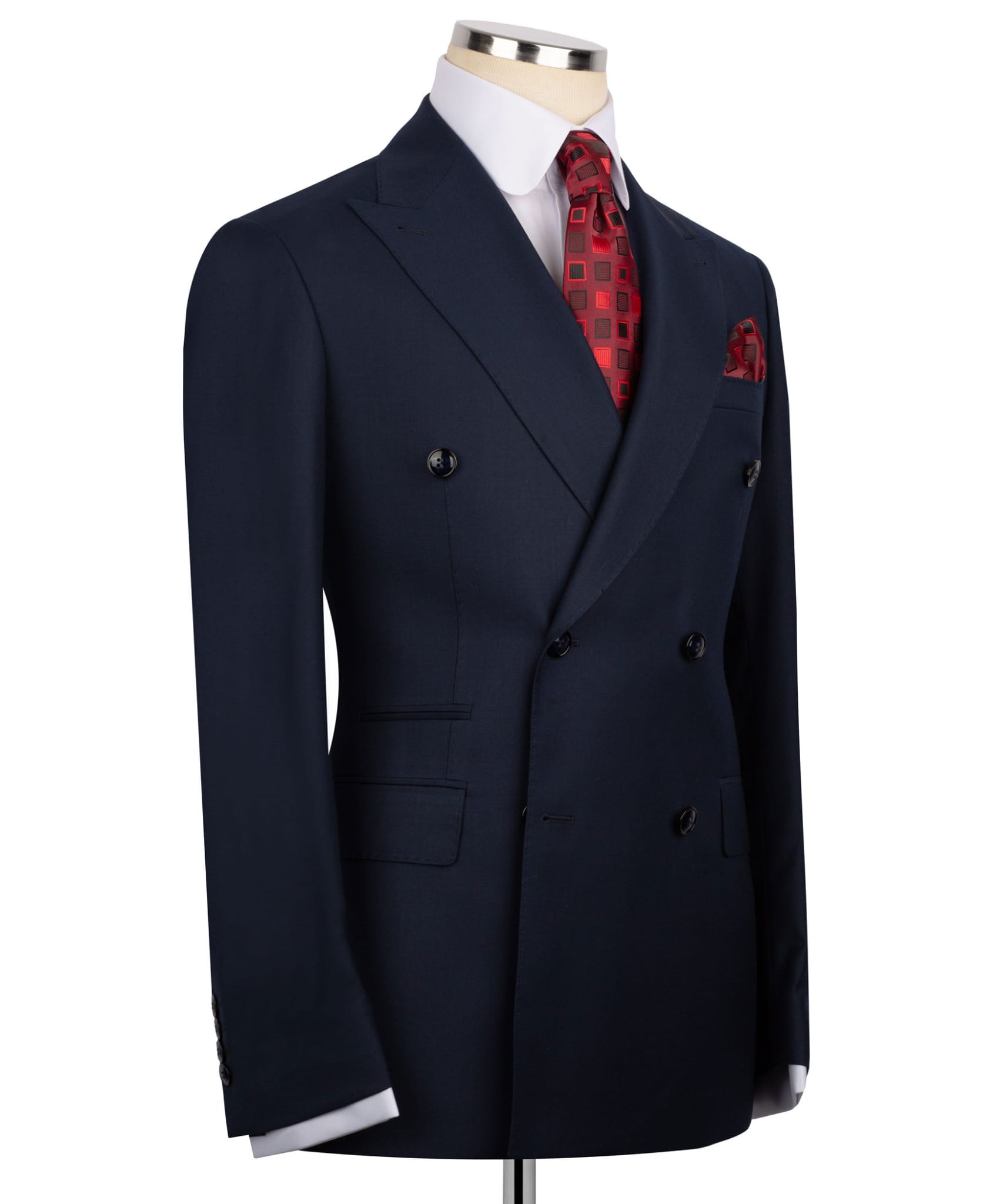 Costume complet avec cravate et mouchoir de poche
