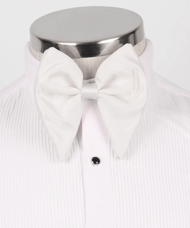 Nœud papillon classique blanc