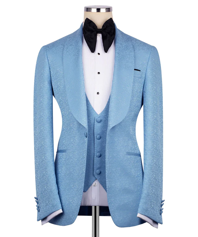 Blue jacket suit