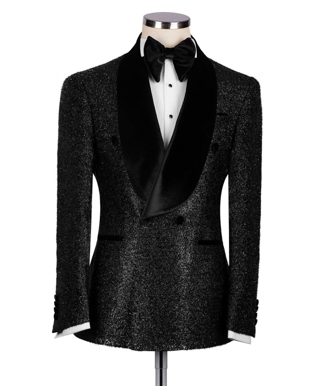 Hand-embroidered tuxedo