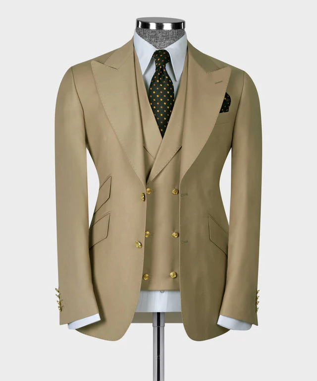Costume grande taille avec gilet classique